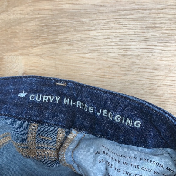 American Eagle Curvy Hi-Rise Jegging Next Level - Picture 3 of 6